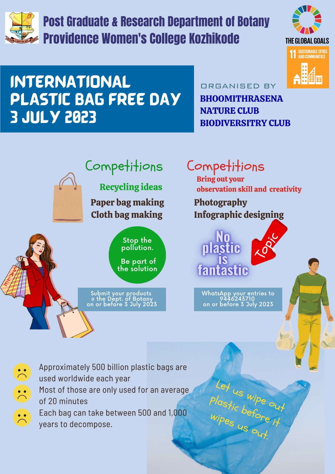 International Plastic Bag Free Day - July 3, 2023 - Happy Days 365